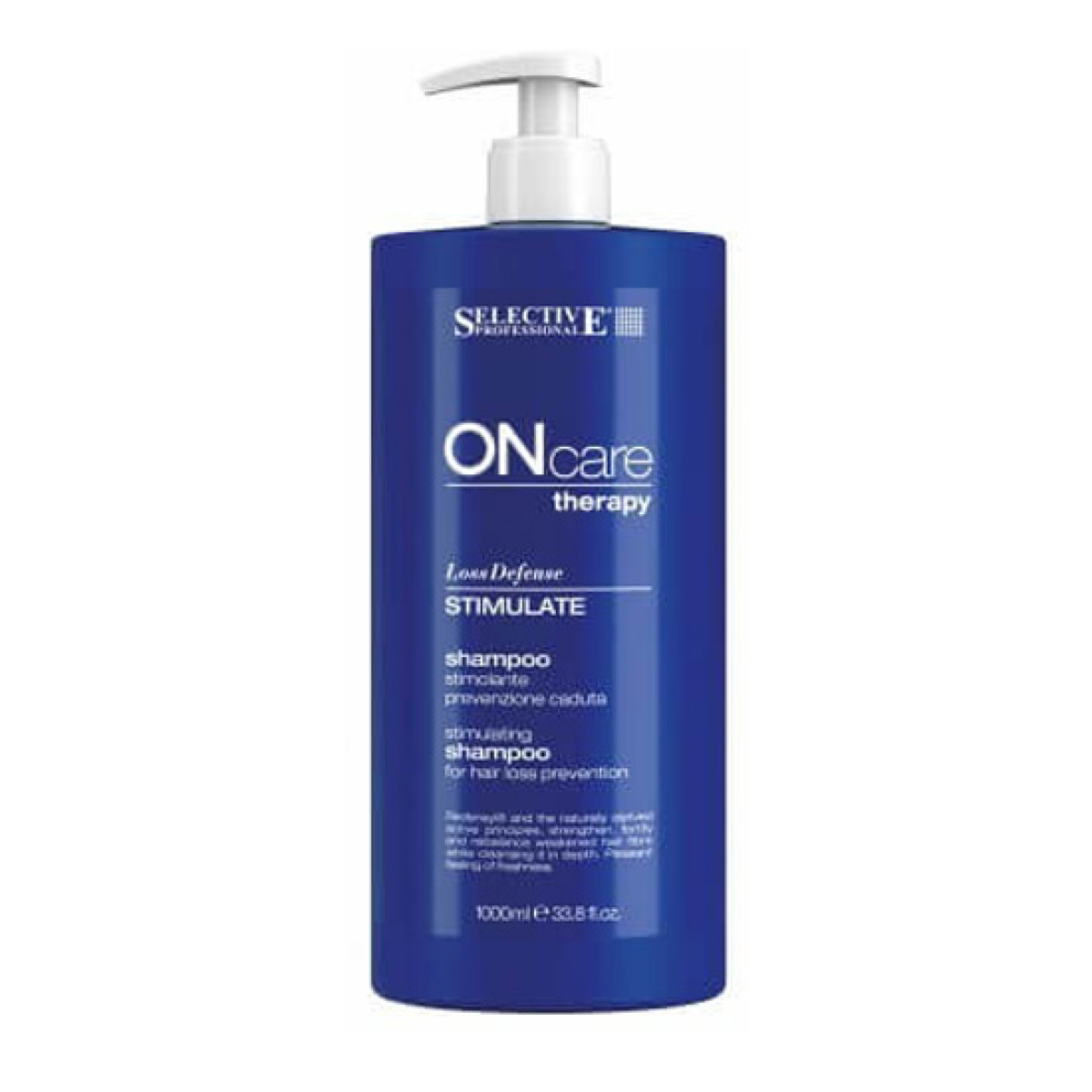 Шампоан за стимулиране на растежа и против косопад Selective Professional ONcare Therapy Loss Defense Stimulate Shampoo 1000ml Шампоан за стимулиране на растежа и против косопад Selective Professional ONcare Therapy Loss Defense Stimulate Shampoo 1000ml