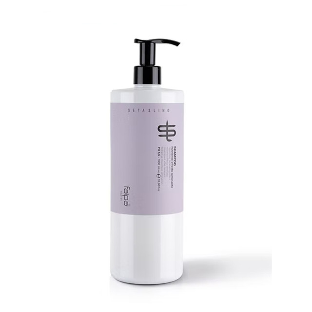 Подхранващ шампоан с ламиниращ ефект за всеки тип коса Faipa Seta Lino Shampoo 1000ml Подхранващ шампоан с ламиниращ ефект за всеки тип коса Faipa Seta Lino Shampoo 1000ml