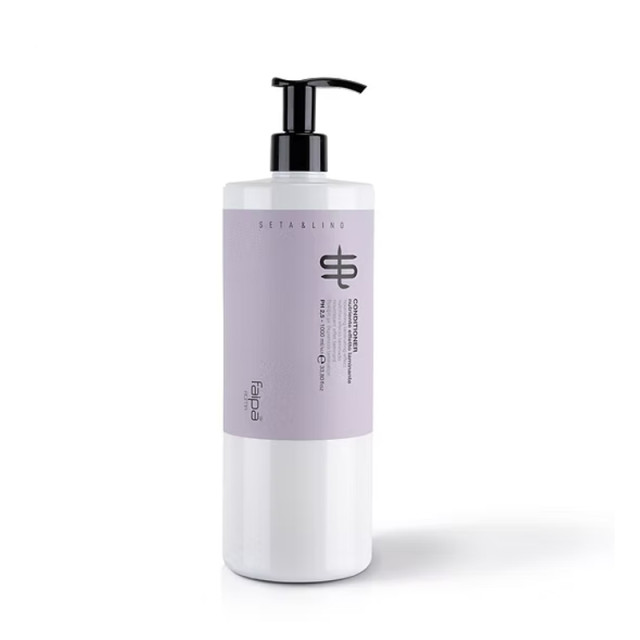 Подхранващ балсам с ламиниращ ефект за всеки тип коса Faipa Seta Lino Conditioner 1000ml Подхранващ балсам с ламиниращ ефект за всеки тип коса Faipa Seta Lino Conditioner 1000ml