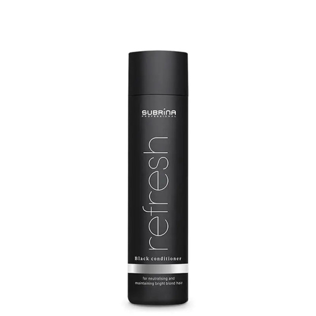 Черен балсам за руса коса Subrina Professional Refresh Black Conditioner 250ml