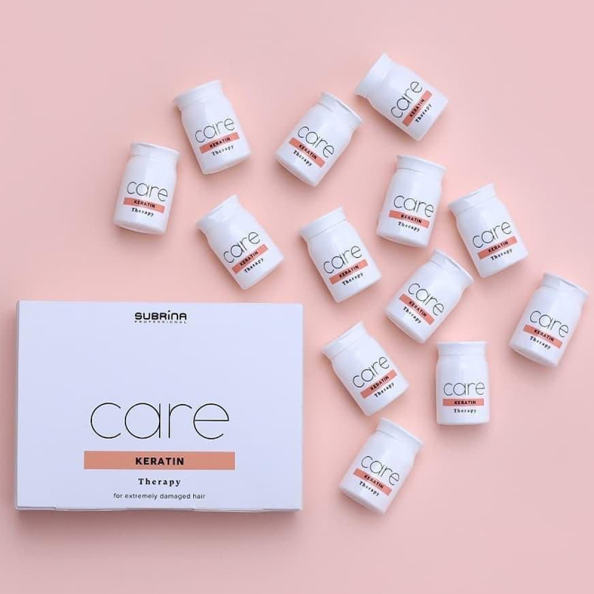 Кератинова терапия за силно увредена коса Subrina Professional Care Keratin Therapy 6x10ml