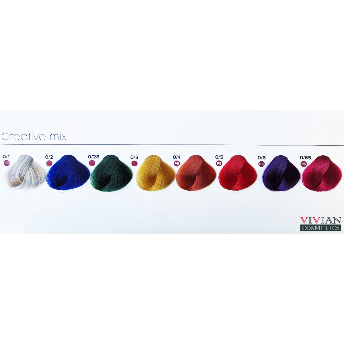 Трайна боя за наситени червени, медни и лилави тонове Subrina Professional Permanent Vibrant Hair Colour Cream 100ml