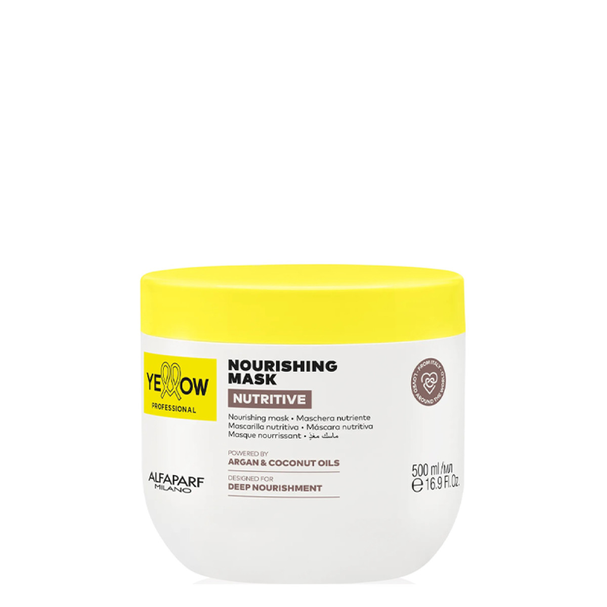 Подхранваща маска с арган и кокос Yellow Nutritive Mask 500ml