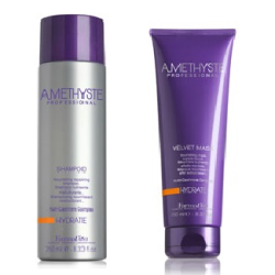 Комплект маска и шампоан за суха и изтощена коса FarmaVita Amethyste Hydrate 2х250ml 