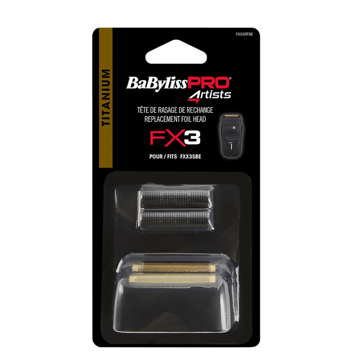 Сменяема глава за самобръсначка BabylissPro FX3 Shaver-Foil 2 Cut Heads FXX3RFBE